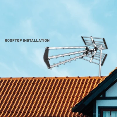 Gambar Krisbow Antena TV Outdoor E2169U4216N - Hitam