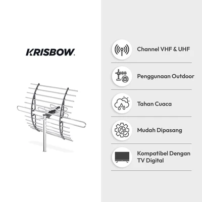 Gambar Krisbow Antena TV Outdoor GT-960N - Hitam