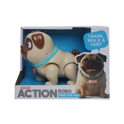 Gambar Cruzer Action Robo Finn The Pug - Krem