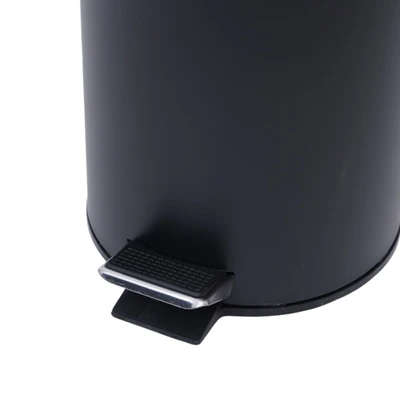 Gambar Krisbow Tempat Sampah Pedal Stainless Steel Round 3 Liter V2 - Hitam