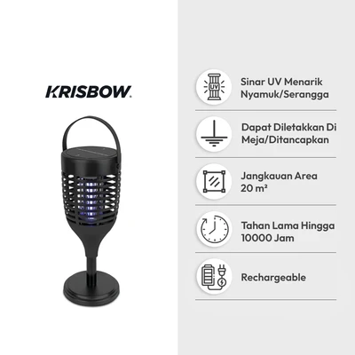 Gambar Krisbow Perangkap Nyamuk Solar 7 Watt