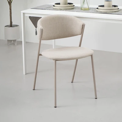 Gambar Informa Canna Kursi Makan Fabric - Krem Beige