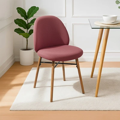 Gambar Informa Sophia Kursi Makan Fabric - Merah Terracotta