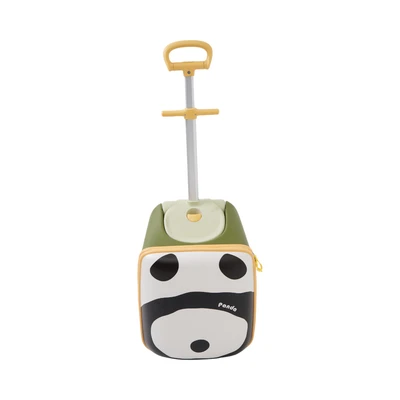 Gambar Passport Koper Anak PP Sittable Panda 20 Inch - Hijau