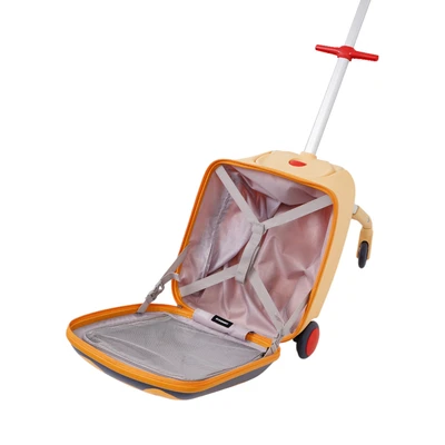 Gambar Passport Koper Anak PP Sittable Tiger 20 Inch - Oranye