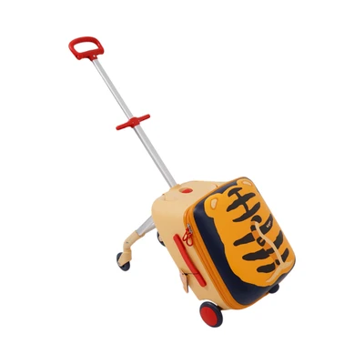 Gambar Passport Koper Anak PP Sittable Tiger 20 Inch - Oranye