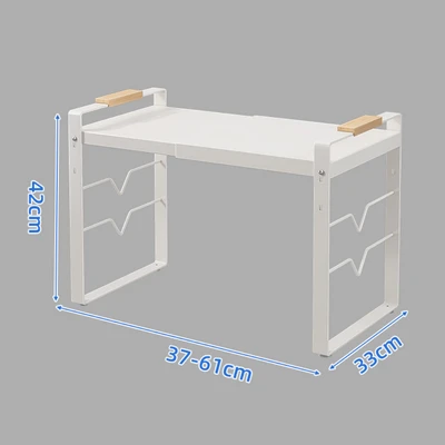 Gambar Stora Rak Microwave 1 Tingkat Extendable - Putih