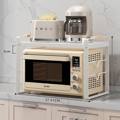 Gambar Stora Rak Microwave 1 Tingkat Extendable - Putih