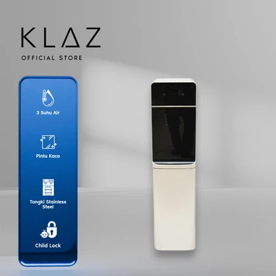 Gambar Klaz Dispenser Air Bottom Loading Thermoelectric Cooling Dengan Pintu - Silver