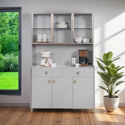Gambar Informa Ivest Lemari Kabinet Dapur High - Cokelat Taupe