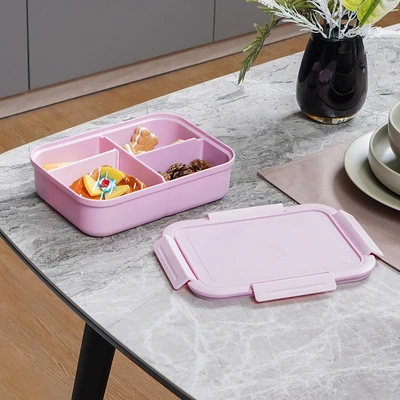 Gambar Appetite Cassie Kotak Makan 4 Sekat 1.55 Liter - Pink