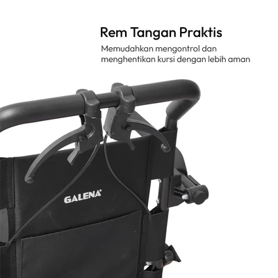 Gambar Galena Kursi Roda Travel HY9805-1 - Hitam