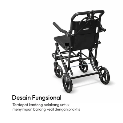 Gambar Galena Kursi Roda Travel HY9805-1 - Hitam