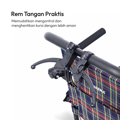 Gambar Galena Kursi Roda Lipat Traveling Kf9805-2 - Mix