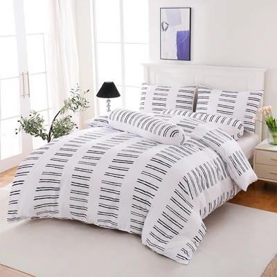 Gambar Sleeplite 180x200 cm Set 6 Pcs Seprai King Microfiber Abstrak Mara