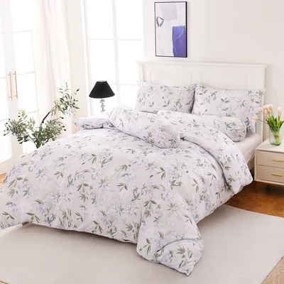 Gambar Sleeplite 180x200 cm Set 6 Pcs Seprai King Microfiber Flower Gaya