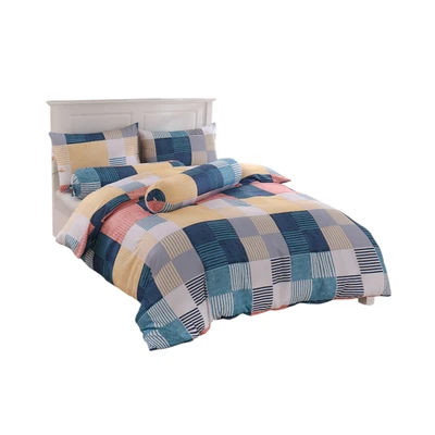 Gambar Sleeplite 120x200 cm Set 4 Pcs Seprai Single Microfiber Abstract Mina