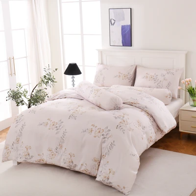 Gambar Sleeplite 160x200 cm Set 6 Pcs Seprai Queen Microfiber Flower Stel