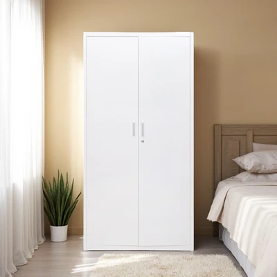 Gambar Selma Wyn Lemari Pakaian Metal 2 Pintu - Putih