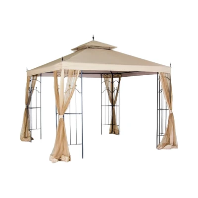 Gambar Tenda Gazebo Arrow Steel - Cokelat