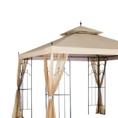 Gambar Tenda Gazebo Arrow Steel - Cokelat