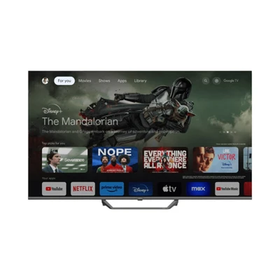Gambar Aqua 50 Inch QLED 4K Google TV AQT50S80EUX - Hitam