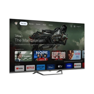 Gambar Aqua 50 Inch QLED 4K Google TV AQT50S80EUX - Hitam