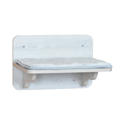 Gambar Pet Kingdom 38x29.5x25 cm Tempat Tidur Kucing Dinding 812 - Abu-Abu