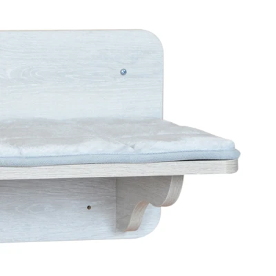 Gambar Pet Kingdom 38x29.5x25 cm Tempat Tidur Kucing Dinding 812 - Abu-Abu