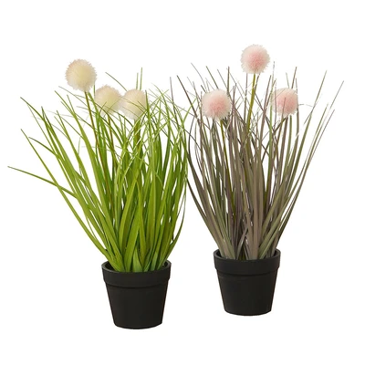 Gambar Informa Bunga Artifisial Mini Light Dengan Pot 18.5x9x32 cm Set 2 Pcs - Mix