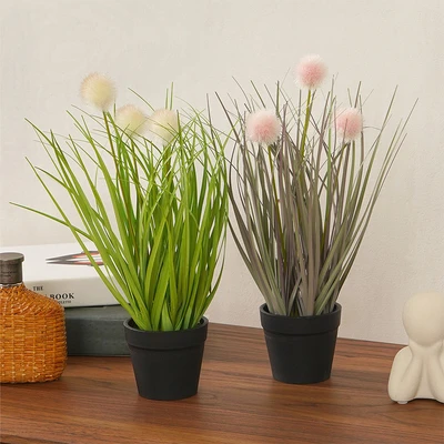 Gambar Informa Bunga Artifisial Mini Light Dengan Pot 18.5x9x32 cm Set 2 Pcs - Mix