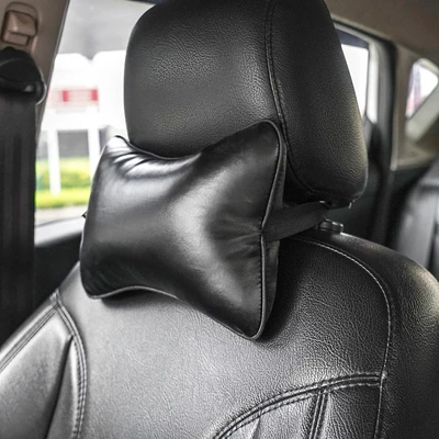 Gambar Otto Klasse Bantal Leher Kursi Mobil Leather - Hitam