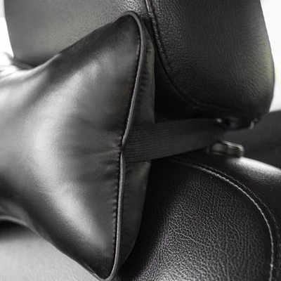 Gambar Otto Klasse Bantal Leher Kursi Mobil Leather - Hitam