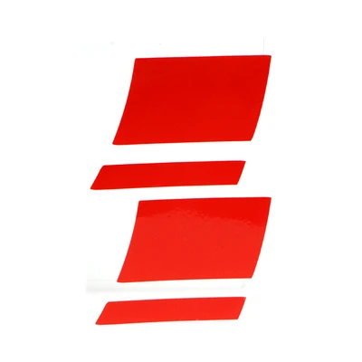 Gambar Otto Klasse 7x10 cm Stiker Velg Mobil Hub Retrofit - Merah