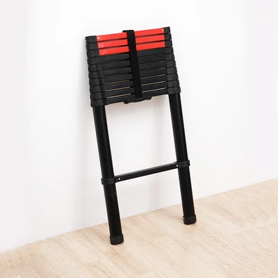 Gambar Fixsteps 3.8 Mtr Tangga Teleskopik Soft Close 11 Step - Hitam