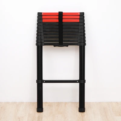 Gambar Fixsteps 3.8 Mtr Tangga Teleskopik Soft Close 11 Step - Hitam