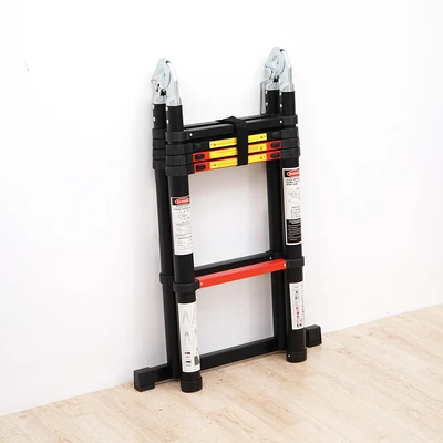Gambar Fixsteps 3.8 Mtr Tangga Teleskopik Soft Close 2X5 Step - Hitam