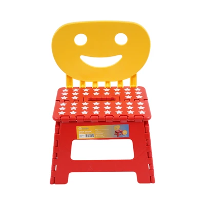 Gambar Kindla Bangku Pijak Lipat Smile - Oranye