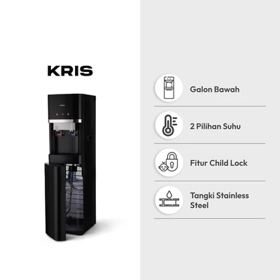 Gambar Kris Dispenser Air Bottom Loading Comp - Hitam