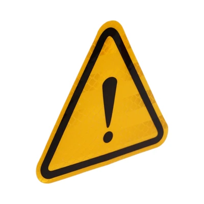 Gambar Otto Klasse Stiker Mobil Reflektif Warning - Kuning