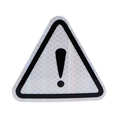 Gambar Otto Klasse Stiker Mobil Reflektif Warning - Silver