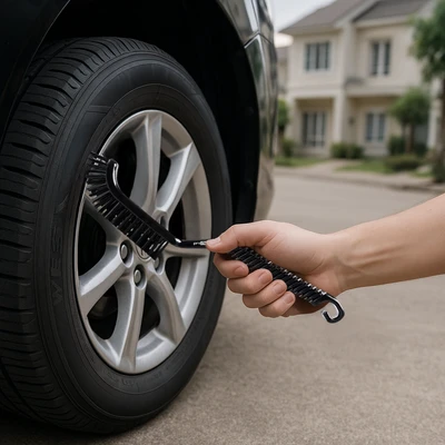 Gambar Proclean Sikat Pembersih Ban Mobil Nylon - Hitam