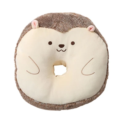 Gambar Ataru Bantal Tidur Dacron Hedgehog O 30x32x15 cm - Cokelat