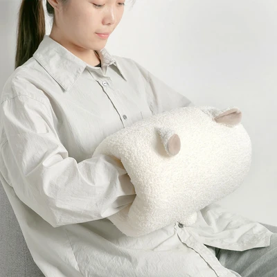 Gambar Ataru Bantal Tidur Dacron Sheep 36x23x15 cm - Putih