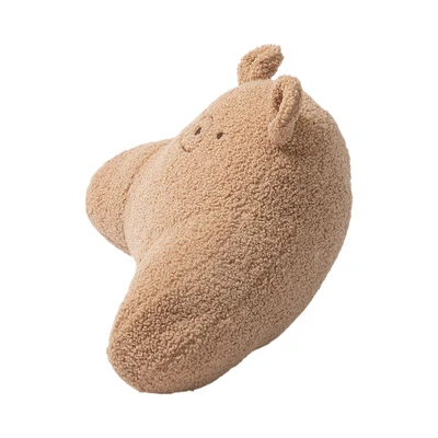 Gambar Ataru Bantal Pinggang Dacron Bear 46x20x28 cm - Cokelat