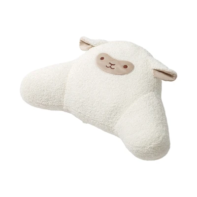 Gambar Ataru Bantal Pinggang Dacron Sheep 46x20x28 cm - Putih