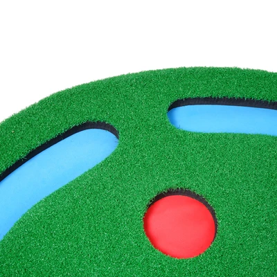 Gambar Berwyn Golf Putting Mat 3 Hole - Hijau
