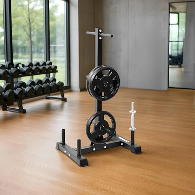 Gambar Kinetic 200 kg Rak Penyimpanan Weight Plate - Hitam