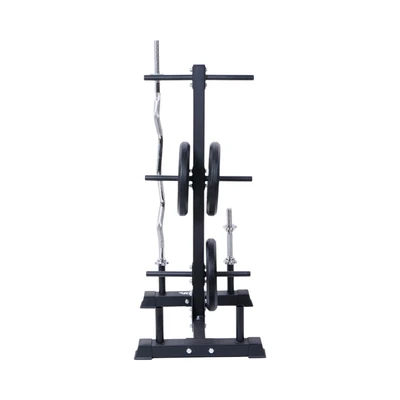 Gambar Kinetic 200 kg Rak Penyimpanan Weight Plate - Hitam