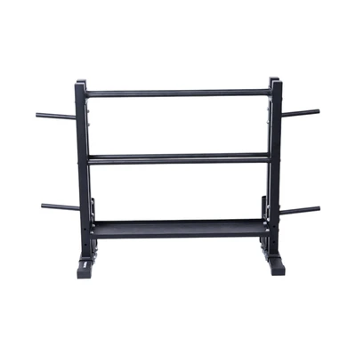 Gambar Kinetic Rak Penyimpanan Dumbell Weight Plate 3 Tingkat - Hitam